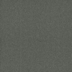 Transit - Wise - Gray Commercial/Residential 24 x 24 in. Glue-Down Carpet Tile Square (72 sq. ft.)