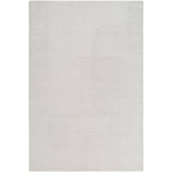 Taraash TRH-2309 9 ft. x 12 ft. Gray Handmade, Area Rug