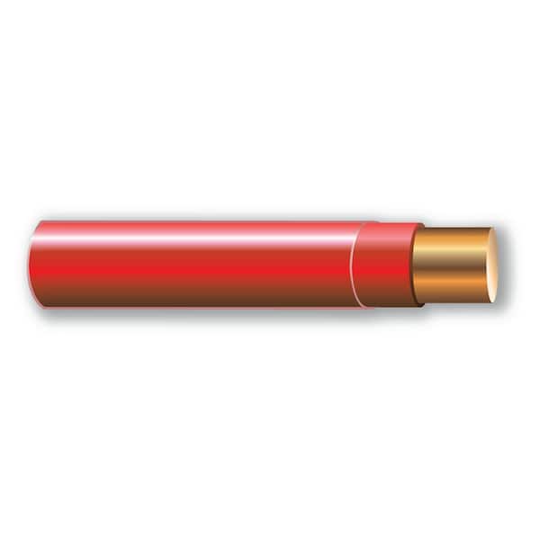 50 ft. 12 Gauge Red Solid Copper THHN Wire