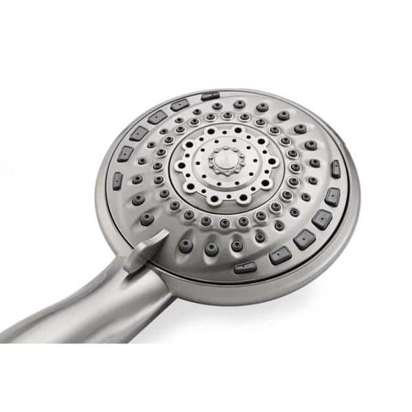 5-Spray Patterns with 2.5 GPM 10 in. Wall Mounted Hand Shower Dual Shower Heads in Chrome