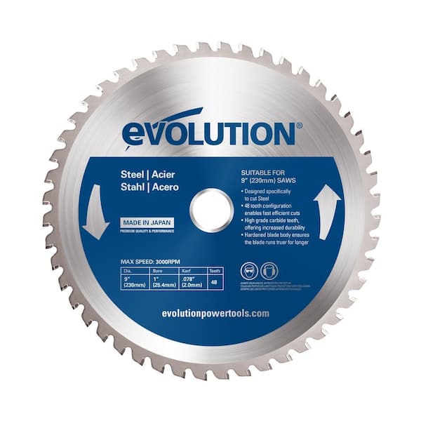 9 in. 48-Teeth Mild Steel Cutting Saw Blade