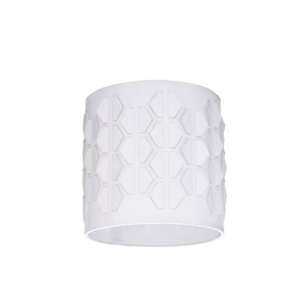 Aspen Creative Corporation 8 In X, Patterned Drum Light Shades