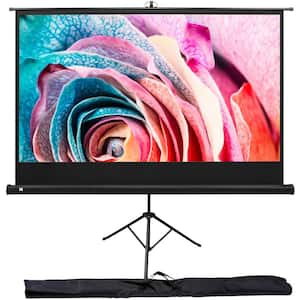 100 in. Projection Screen with Tripod Stand and Carrying Bag