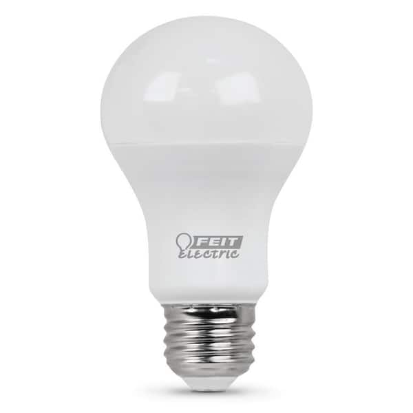 Feit Electric 60-Watt Equivalent A19 Non-Dimmable General Purpose E26 Medium Base LED Light Bulb, Neutral White 3500K