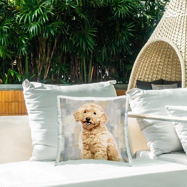 Stupell Industries Smiling Labradoodle Wood Wall Plaque - 12"x12", Patchwork Design By Keri Rodgers - View #7