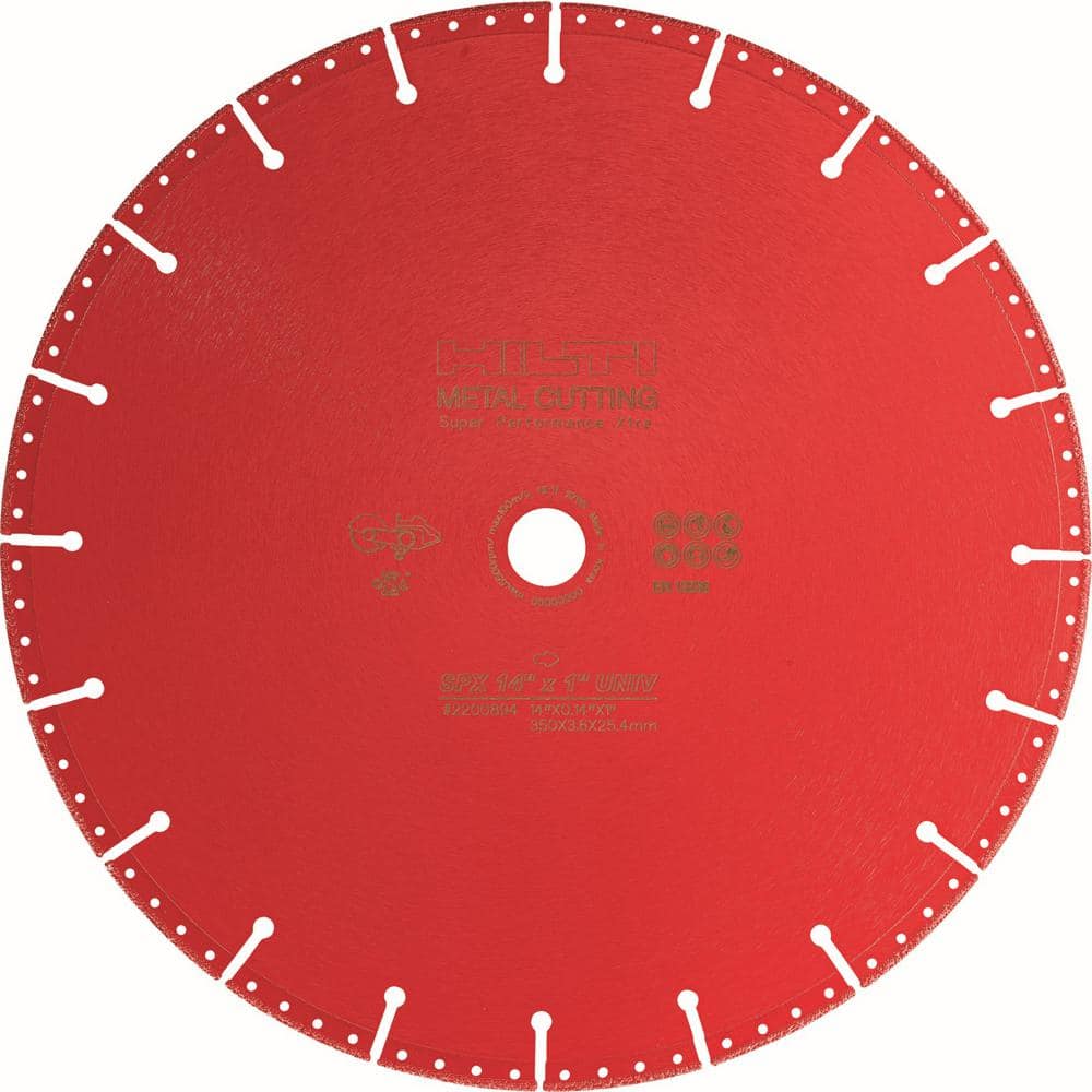 Hilti 14 in. x 1 in. SPX Diamond Metal Cutting Blade Hilti 14 in. x 1 in. SPX Diamond Metal Cutting Blade