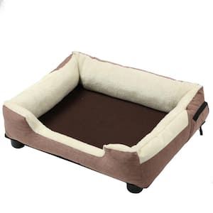 Large Brown Dream Smart Electronic Heating and Cooling Smart Pet Bed