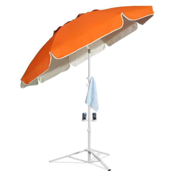 best patio umbrellas for uva and uvb protection HOMSHADE 10FT Solar LED Cantilever Umbrella with Base Included, Beige resistant fabric ensures 99.9% protection from harmful rays while the easy tilt mechanism provides adjustable shade angles OGETFUUR 6.5 ft. Steel Pole