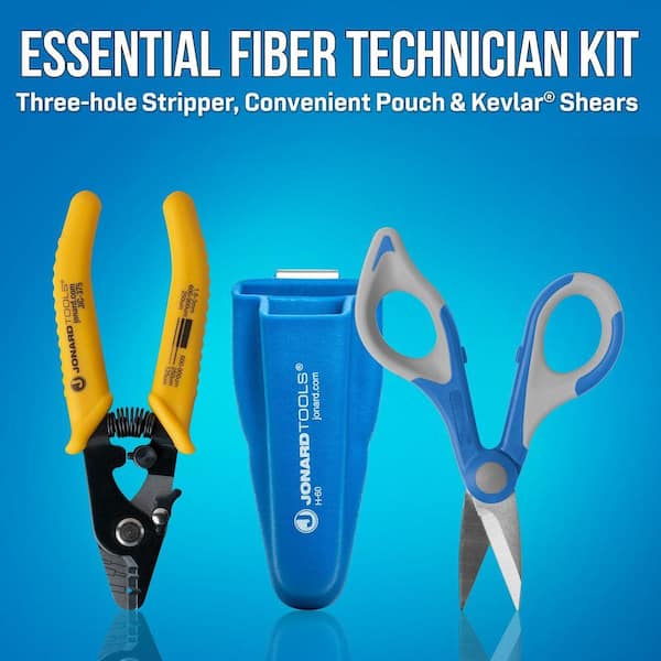 Jonard Fiber Kit With Kevlar Cutter (3-Piece) TK-350 - The Home Depot
