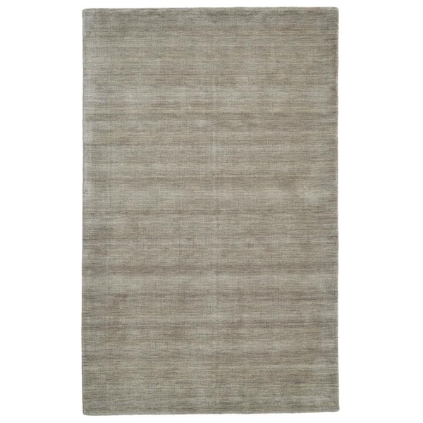 Weave & Wander Celano Light Gray 8 ft. x 11 ft. Solid Area Rug