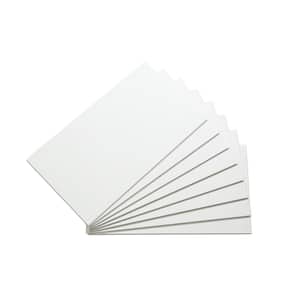Dusty Pearl 14.8 in. W x 25.6 in. L Waterproof Adhesive No Grout Vinyl Wall Tile (21 sq. ft./case)