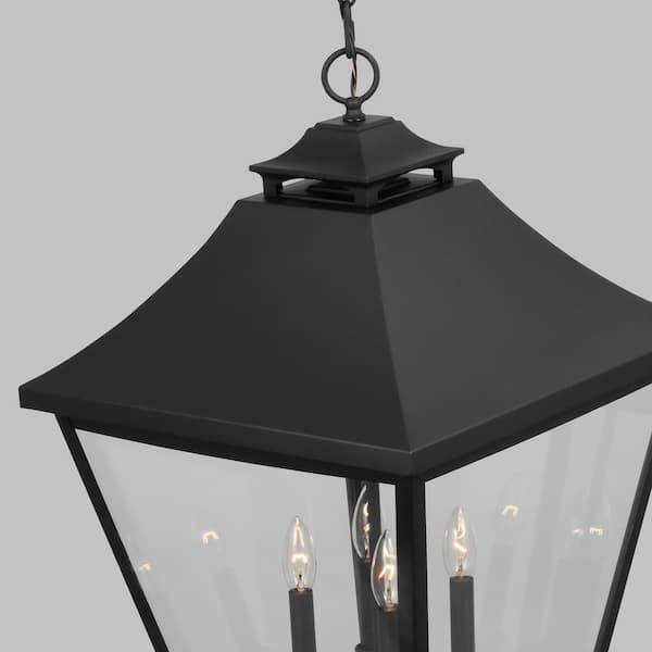Generation Lighting Galena Large 4-Light Black Outdoor