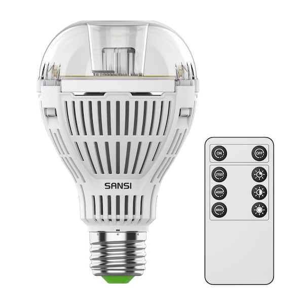 150-Watt Equivalent 2700K 4000K 6500K Dimmable A21 2200LM Voice Remote Control LED Light Bulb (1-Pack)