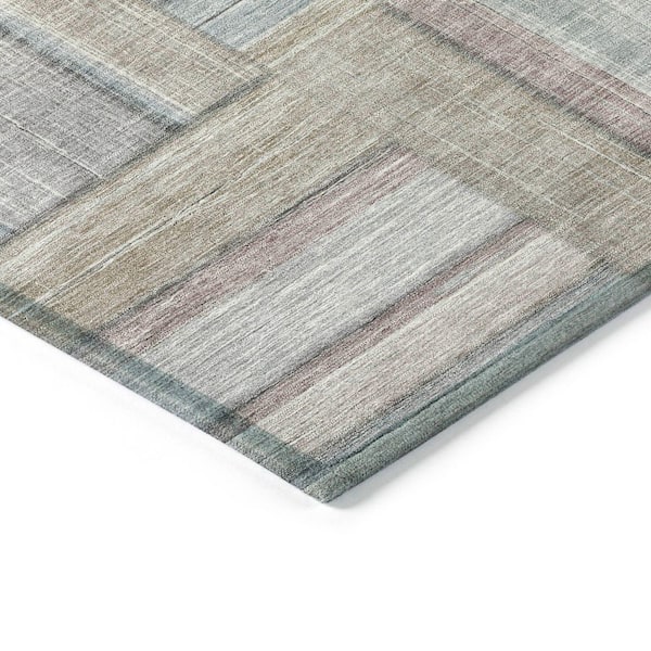Chantille Machine Washable Indoor/Outdoor Abstract ACN2285 Taupe 10 ft. x 14 ft. Area Rug