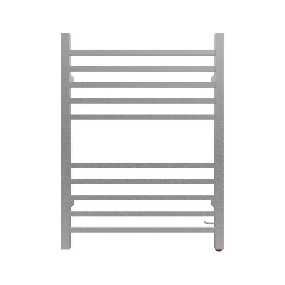 Polished Nickel 31.5" Stainless Steel Wall Mounted Towel Warmer