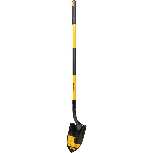 49 in. Fiberglass Handle Carbon Steel Digging Shovel