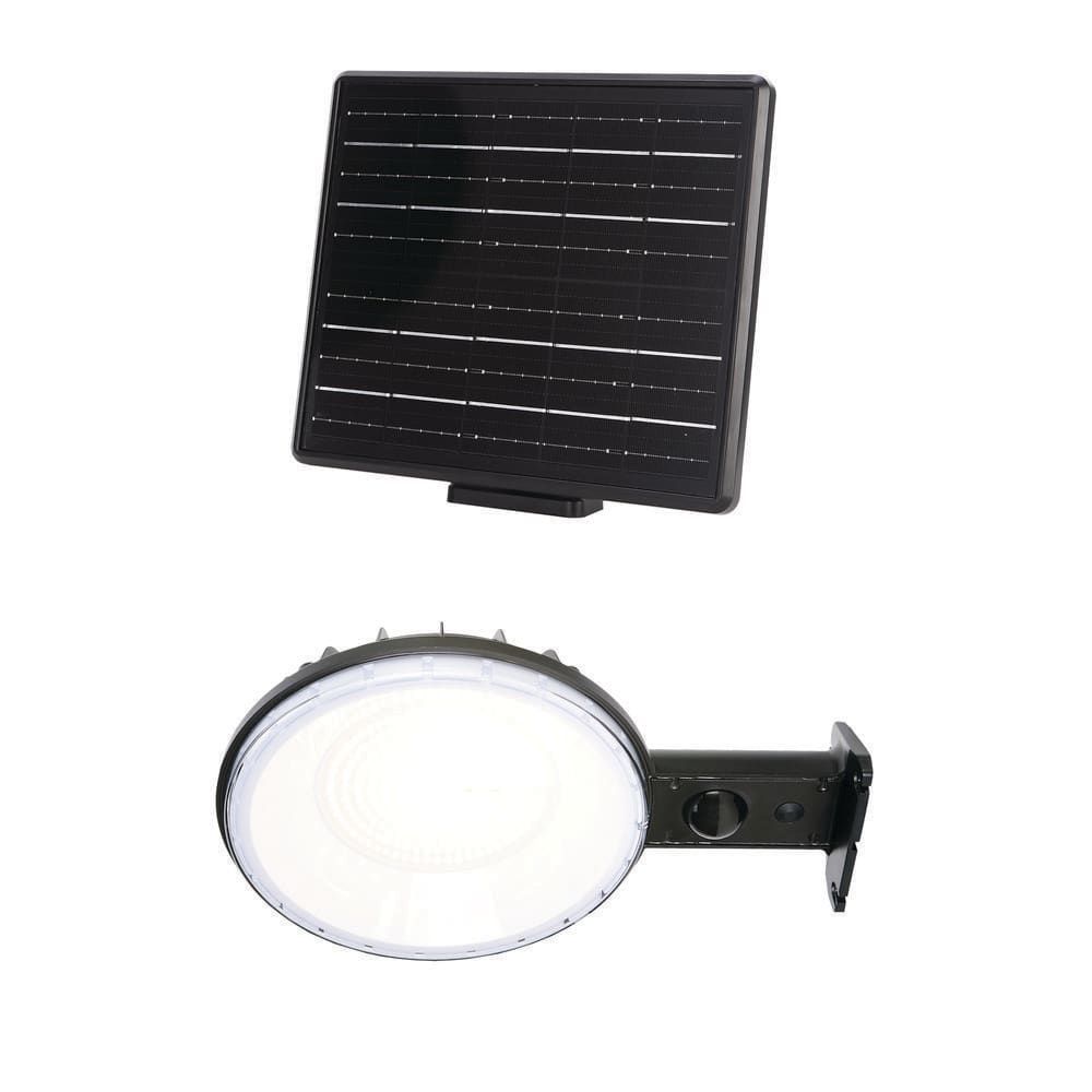 5000 Lumen 120° Black Motion Activated Solar Powered Integrated LED Barn Flood Light (1-Pack) price history on PriceWatchPro