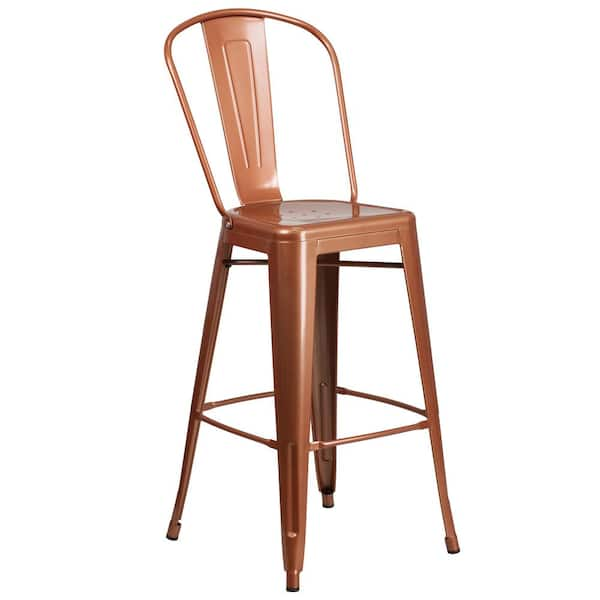 Copper metal bar stools new arrivals