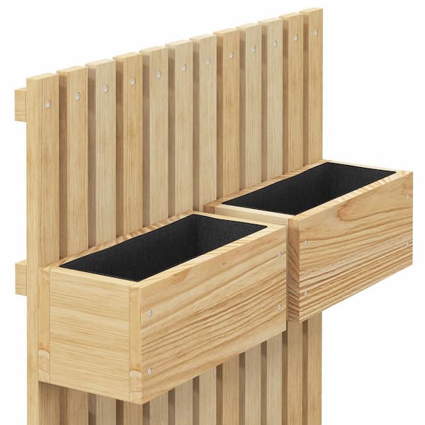 COOLSHARK Outdoor Large 39 in. Tall Wall-Mounted, Wood Wall