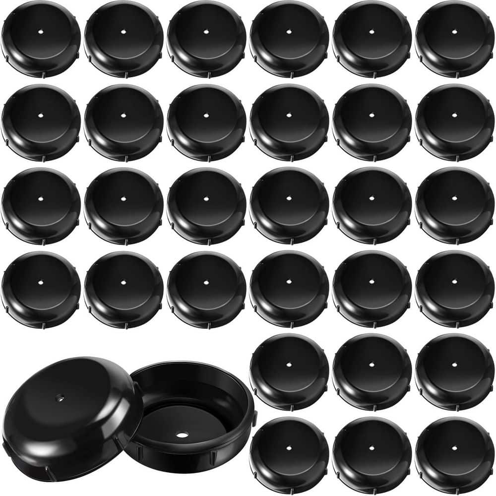 1.5 Inch Patio Furniture Glides Feet Caps Protectors for Wrought Iron Outdoor Chairs Tables Black 48-Pack price history on PriceWatchPro
