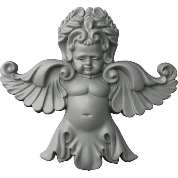 6-1/2 in. x 7-1/8 in. x 1-3/8 in. Polyurethane Angel Onlay