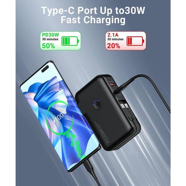 30 watt fast charging power bank