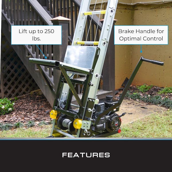 Tie Down TP250 250 lbs. Capacity with 28 ft. Platform Hoist and