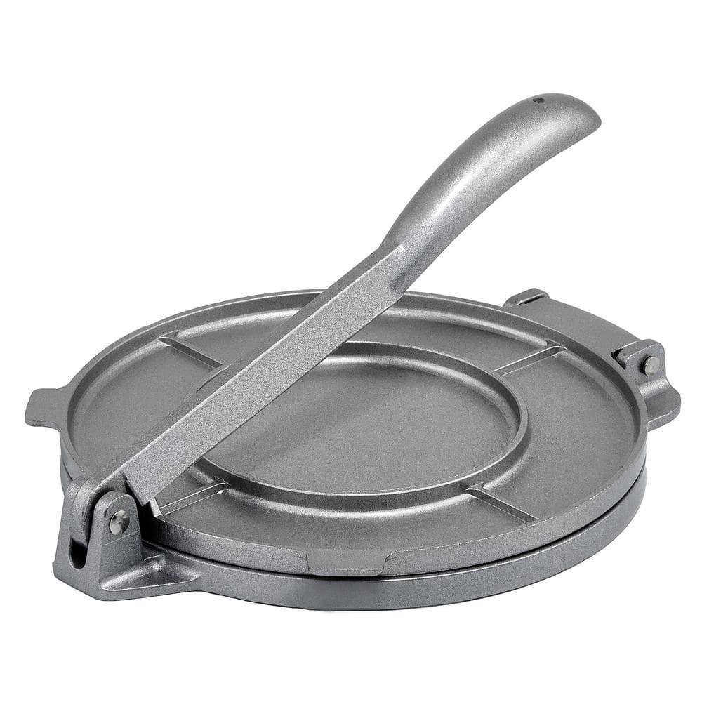 Winco 8 in. Non-Stick Aluminum Tortilla Press Baking Tool