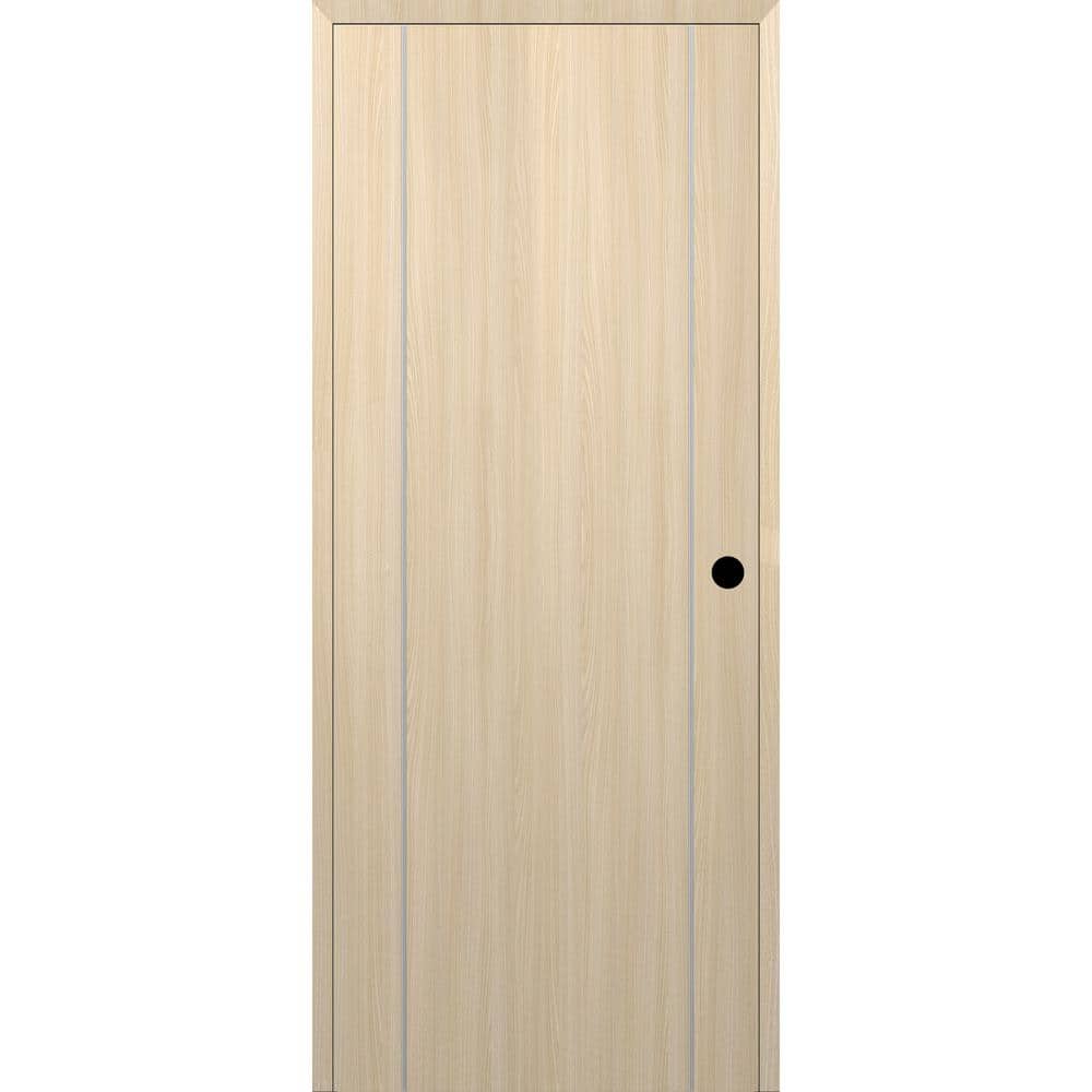 Optima 2U DIY-Friendly 28 in. x 96 in. Left-Hand Solid Core Loire Ash Composite Single Prehung Interior Door price history on PriceWatchPro