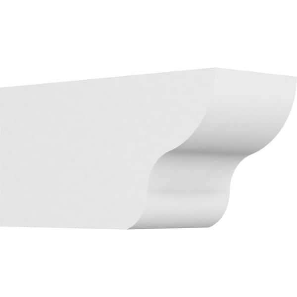 Ekena Millwork 5 in. x 6 in. x 12 in. Standard Greensboro Architectural Grade PVC Rafter Tail Brace