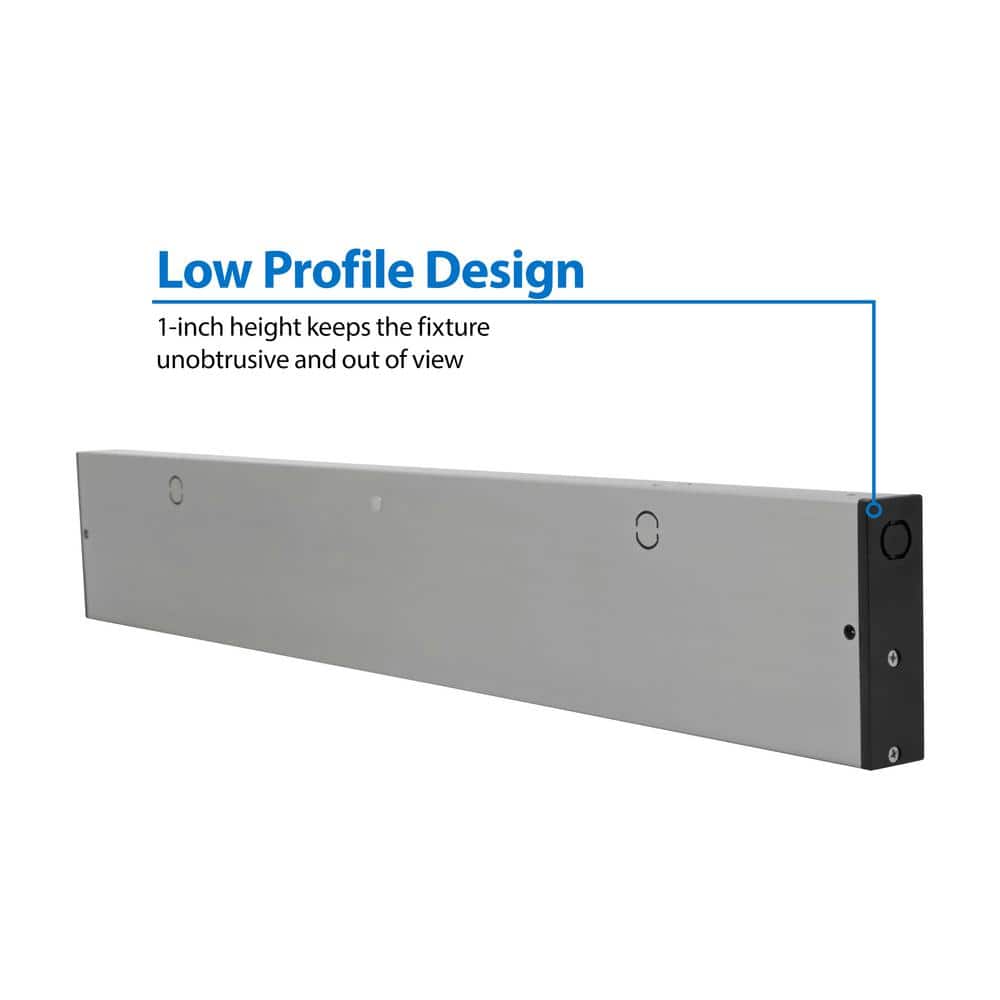 Nickel 21.5'' LED Under Cabinet Light Bar