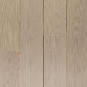 Take Home Sample - 5 in. W x 7 in. L Northern Coast Thin Ice Oak 3/4 in. Thick Solid Hardwood Flooring