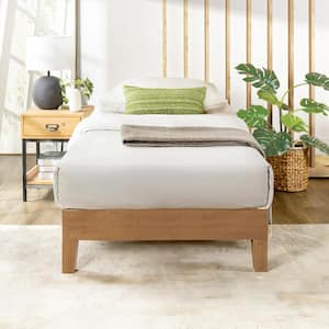 Naturalista Grand 12 in. Natural Pine Twin Solid Wood Platform Bed with Wooden Slats