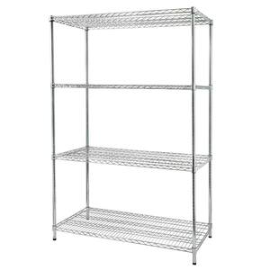 Modern Silver Wire Shelf (23.62 in. W x 47.24 in. D)