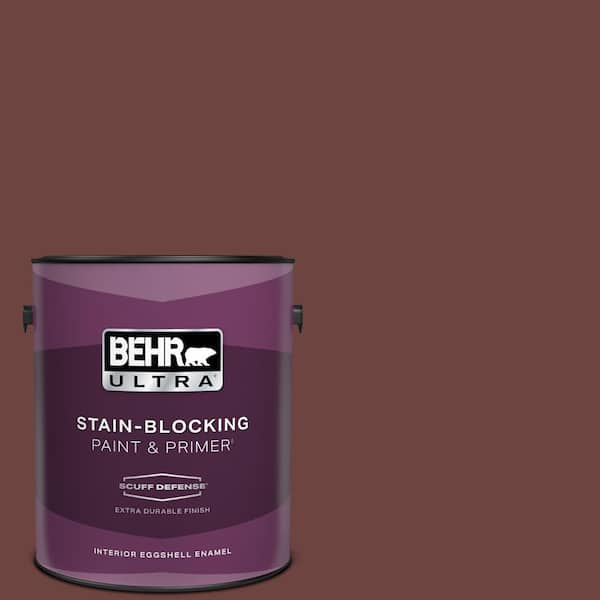 BEHR ULTRA 1 gal. #ECC-31-3 Autumn Leaves Extra Durable Eggshell Enamel Interior Paint & Primer