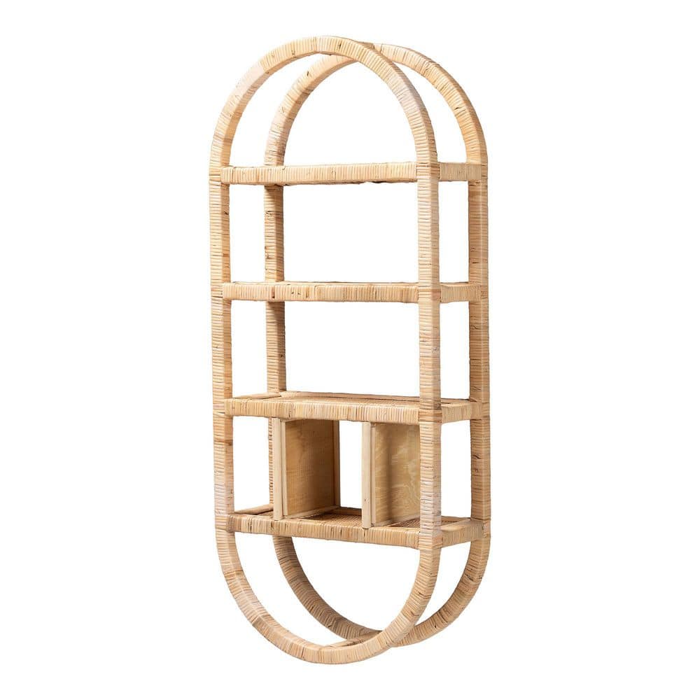 Labonita 18.1 in. W x 7.5 in. D Natural Brown Rattan Decorative Wall Shelf price history on PriceWatchPro