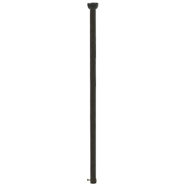 24 in. Matt Black Downrod