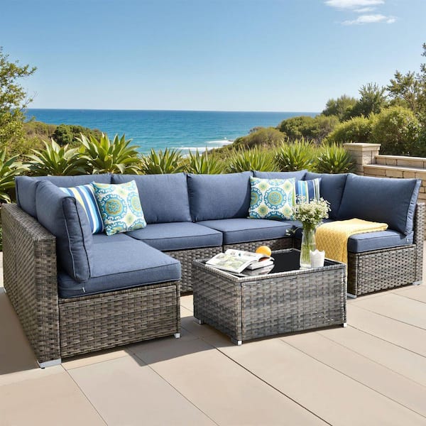 ヴィッテセンス#アスメラ７個セット Member's Mark Athena 7-Piece Sectional with Firepit - Samsclub.com