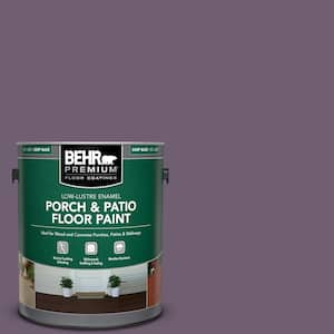 1 gal. #S100-6 Blackberry Jam Low-Lustre Enamel Interior/Exterior Porch and Patio Floor Paint