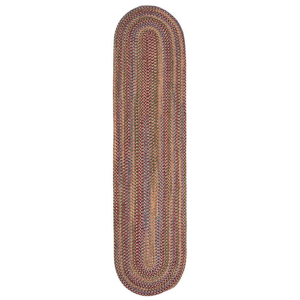 Worley Red 30 in. x 192 in. Indoor/Outdoor Area Rug