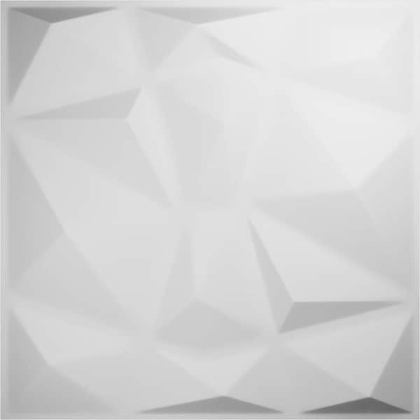 19 5/8"W x 19 5/8"H Niobe EnduraWall Decorative 3D Wall Panel Covers 32.1 Sq. Ft. (12-Pack for 32.1 Sq. Ft.)