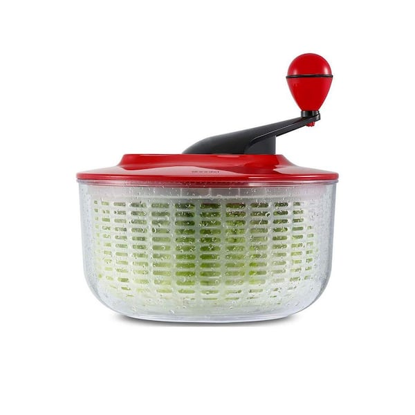 Salad Spinner with Large 5L Bowl Easy to Clean Vegetable Washer Dryer Dishwasher Safe BPA Free for Fruits and Greens
