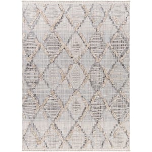 Zaragoza Gray Global 6 ft. x 9 ft. Indoor Area Rug