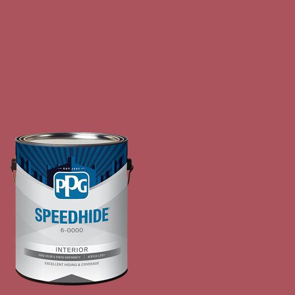 1 gal. PPG1051-6 Grenadine Semi-Gloss Interior Paint