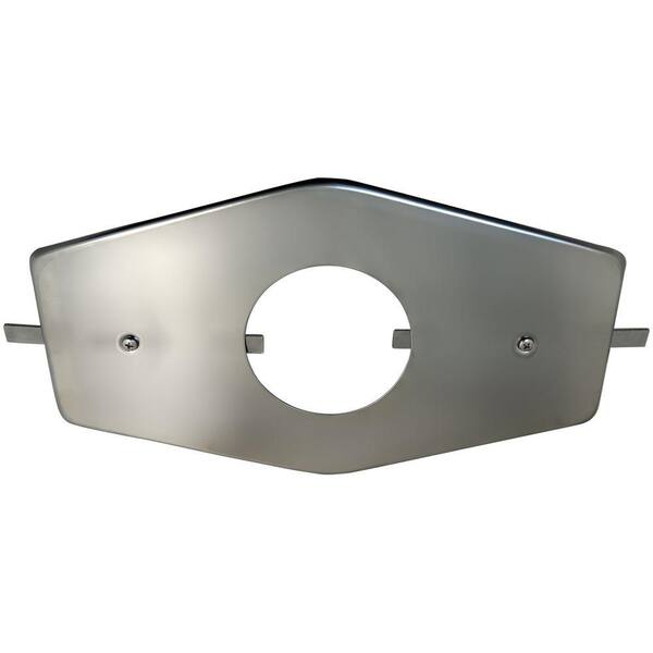 Lincoln Products 3-3/4 in. I.D. Single-Handle Stainless Steel Repair Plate with Mounting Hardware