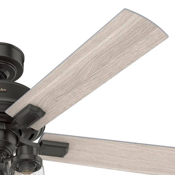 Hartland 52 in. LED Indoor Noble Bronze Ceiling Fan with Light Kit
