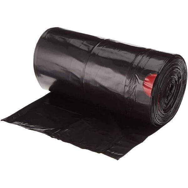 PlasticMill 24 in. W x 23 in. H 8 Gal. 1.2 mil Black Trash Bags (500-  Count) PM242312B500 - The Home Depot