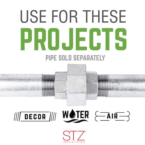 STZ 1-1/2 Galvanized Iron Union 311 U-112 The Home Depot