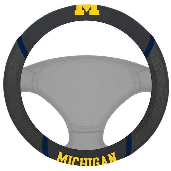 FANMATS NCAA University of Michigan Steering Wheel Cover