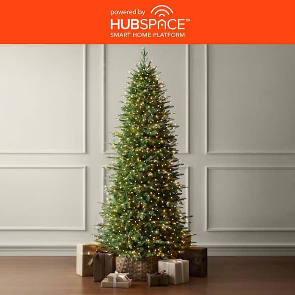 7.5 ft SMART Grand Duchess Twinkling Balsam Fir Slim LED Pre-Lit Tree T26
